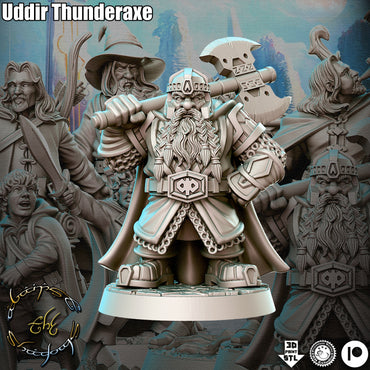 Uddir Thunderaxe - Against the Shadows - Green Wildling Miniatures SPECIAL ORDER