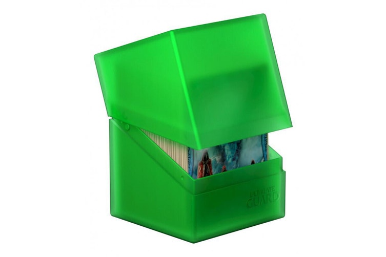 Ultimate Guard Boulder Deck Case 100+ Standard Size Emerald Deck Box
