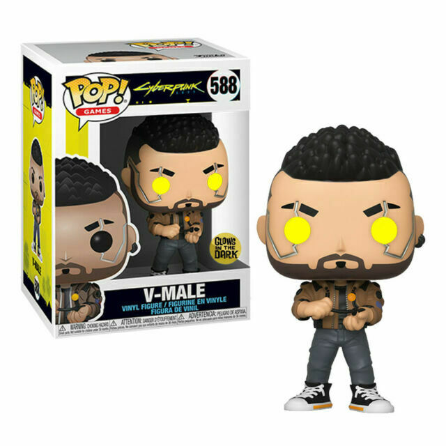 V-Male Glow in the Dark #588 Cyberpunk 2077 Pop! Vinyl