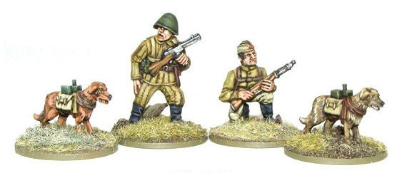 Dog Mine Anti-Tank Teams - WWII Soviet Army - Bolt Action