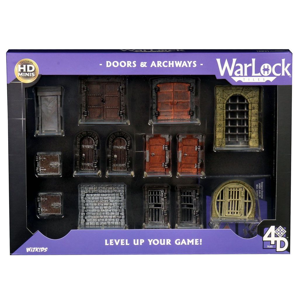 WarLock Tiles Doors and Archways 4D