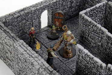 WarLock Tiles Dungeon Tiles II Full Height Stone Walls 4D