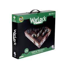 WarLock Tiles Town & Village II Full Height Plaster Walls 4D Expansion