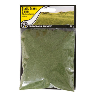 Woodland Scenics: 2mm Static Grass - Medium Green