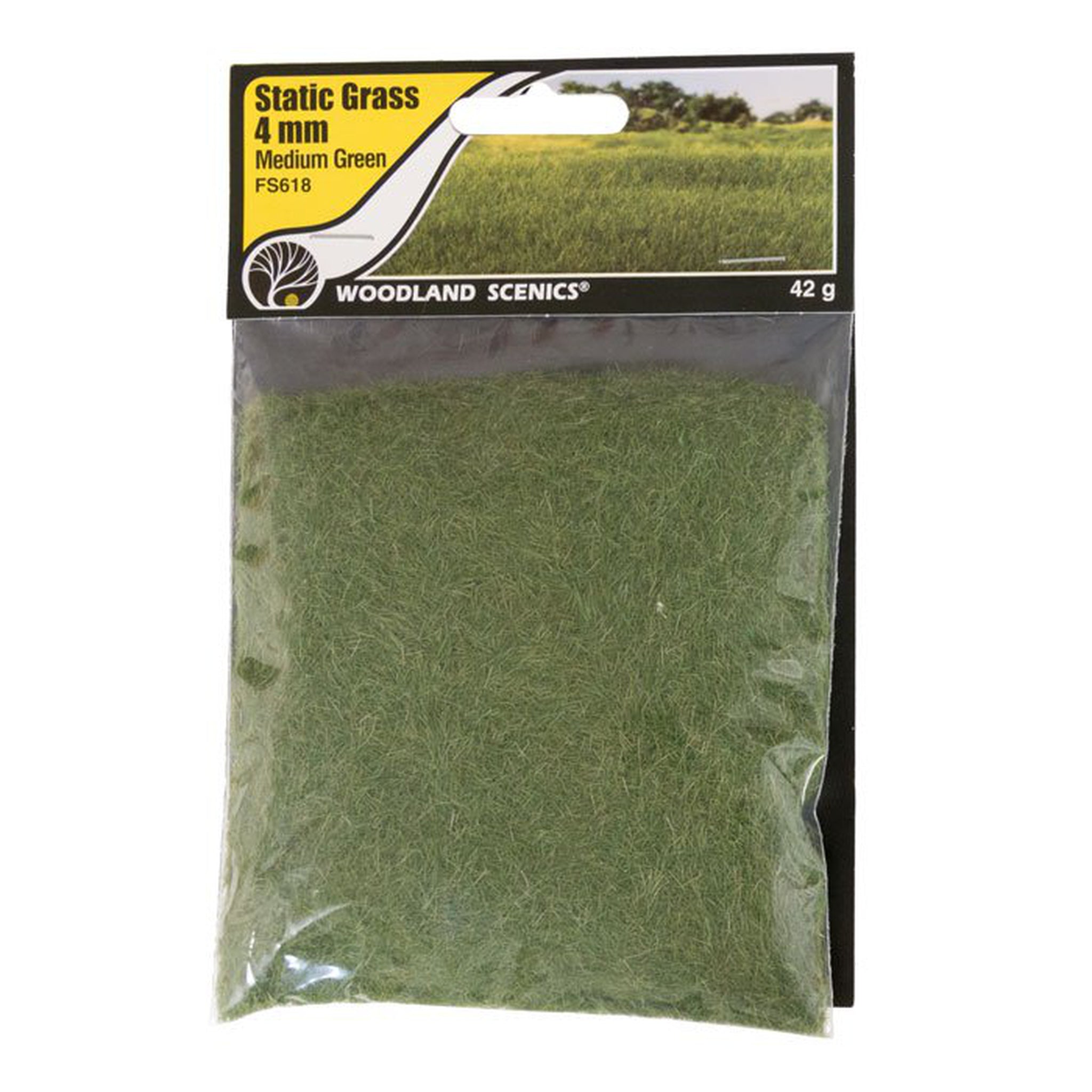 Woodland Scenics: 4mm Static Grass - Medium Green
