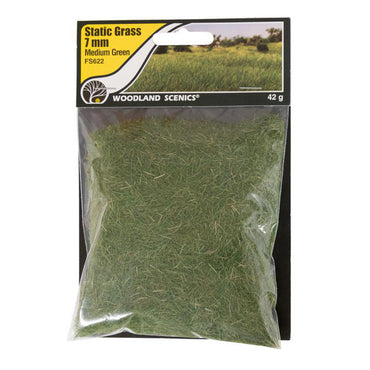 Woodland Scenics: 7mm Static Grass - Medium Green
