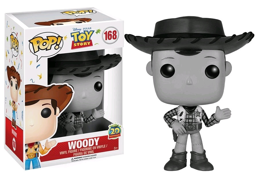 Woody (Black and White) #168 Toy Story 20th Anniversary Pop! Vinyl