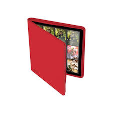 Ultimate Guard 12-Pocket QuadRow ZipFolio XenoSkin Red Folder
