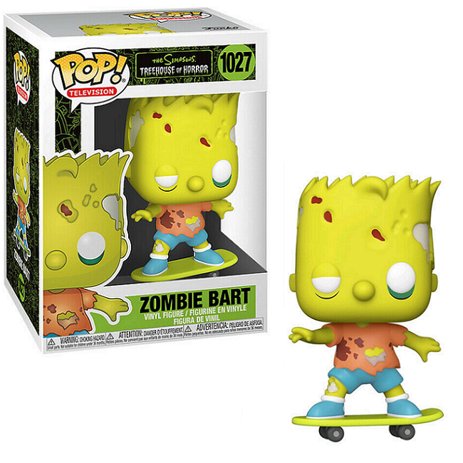 Zombie Bart #1027 The Simpsons Treehouse of Horror Pop! Vinyl