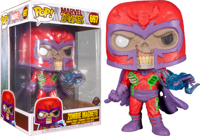 Zombie Magneto Super Sized Pop #697 Marvel Zombies Pop! Vinyl