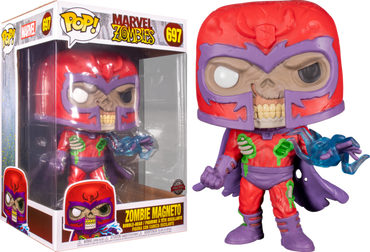 Zombie Magneto Super Sized Pop #697 Marvel Zombies Pop! Vinyl