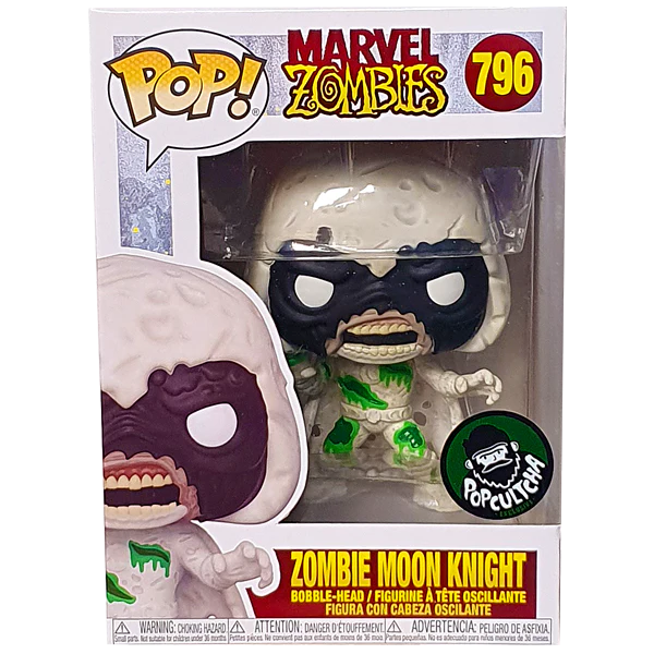 Zombie Moon Knight (Popcultcha Exclusive) #796 Marvel Zombies Pop! Vinyl