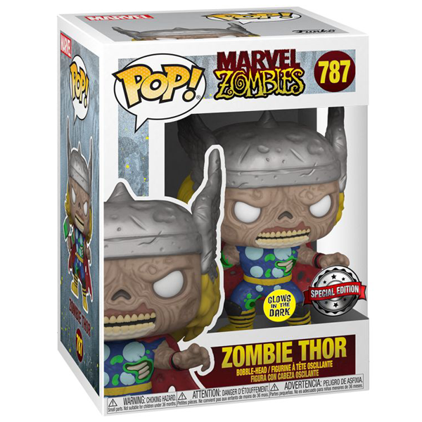 Zombie Thor (Glow Special Edition) #787 Marvel Zombies Pop! Vinyl