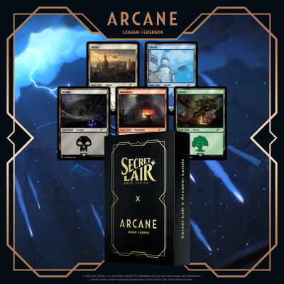 OPENED Secret Lair: Drop Series - Arcane: Lands