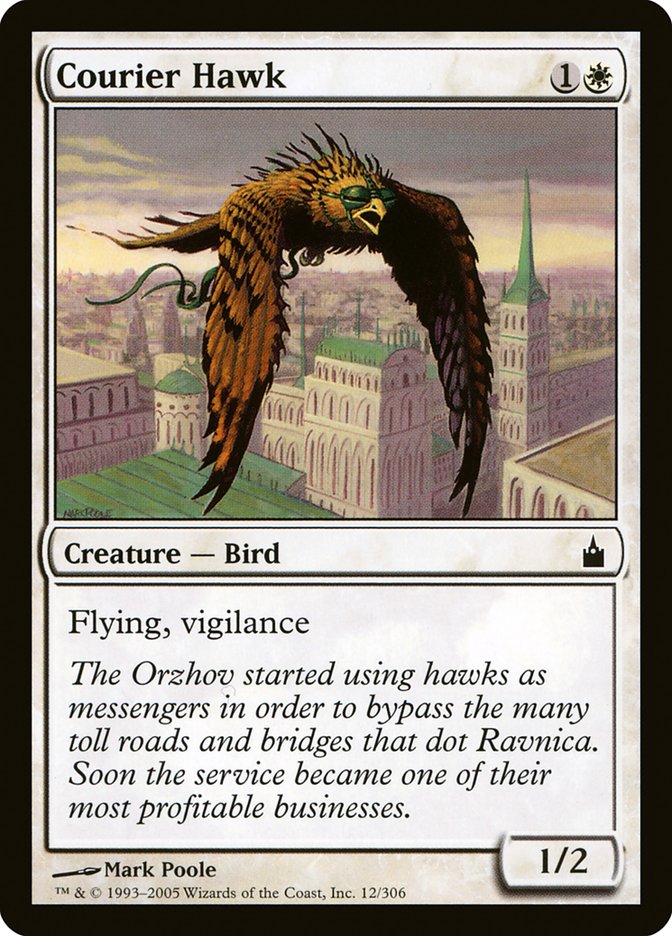 Courier Hawk [Ravnica: City of Guilds]