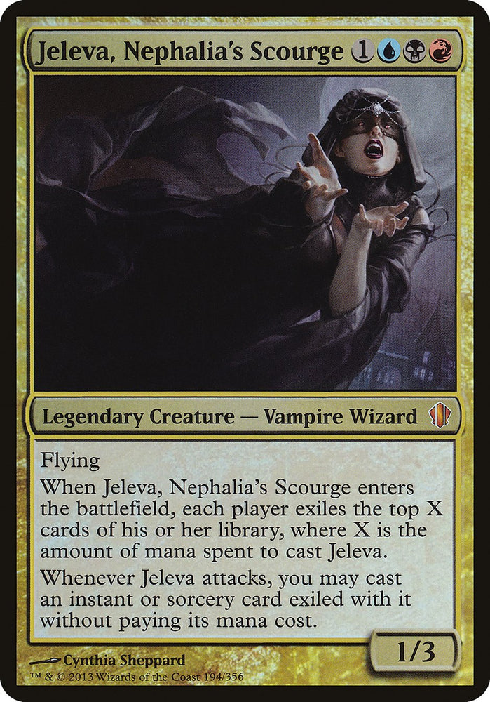 Jeleva, Nephalia's Scourge (Oversized) [Commander 2013 Oversized]