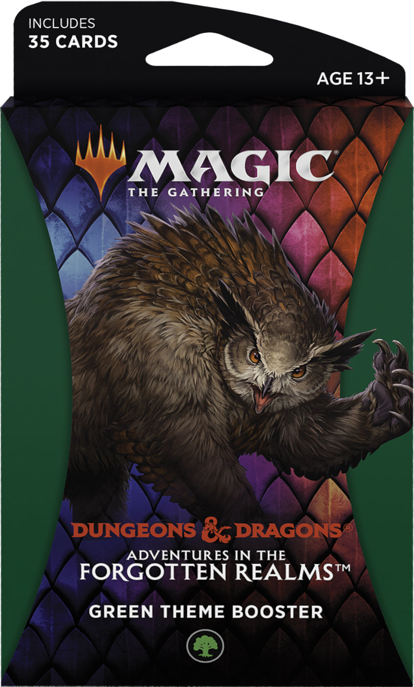 Dungeons & Dragons: Adventures in the Forgotten Realms - Theme Booster (Green)