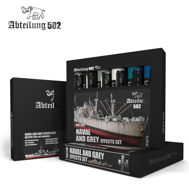 AK Interactive Oil Sets - Naval and Grey Effects Set