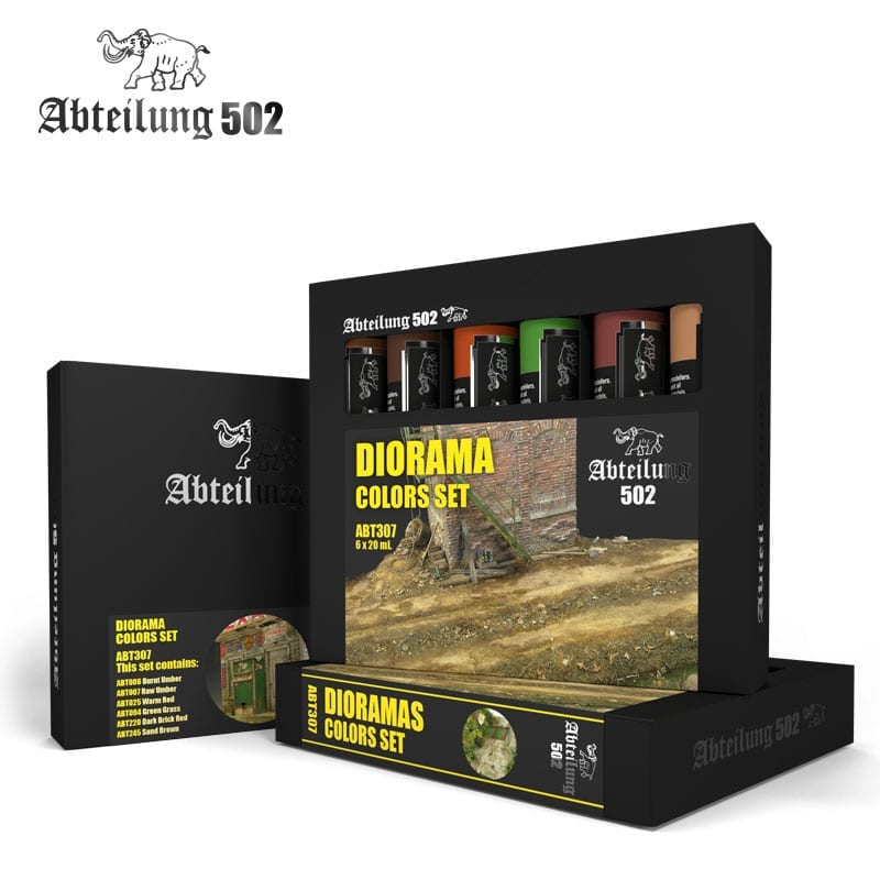 AK Interactive Oil Sets - Dioramas Colors Set