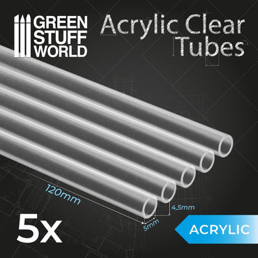 Acrylic Clear Tubes 5 mm - Green Stuff World