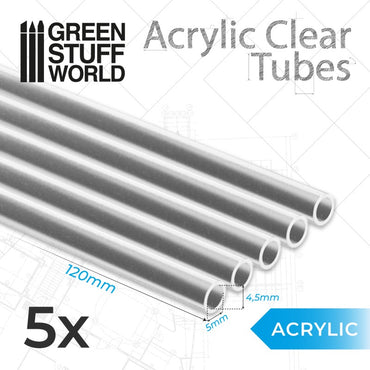 Acrylic Clear Tubes 5 mm - Green Stuff World