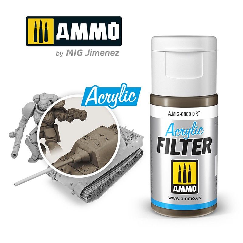 Ammo by MIG Acrylic Filter Dirt