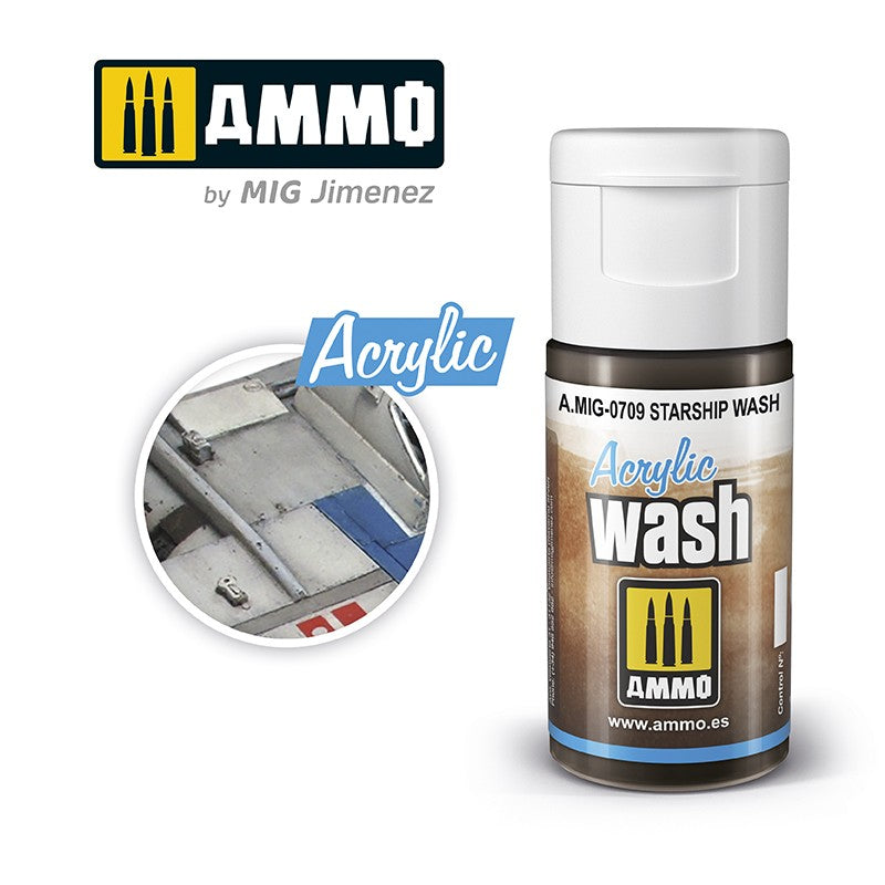 Ammo by MIG Acrylic Washes: Starship Wash 15ml