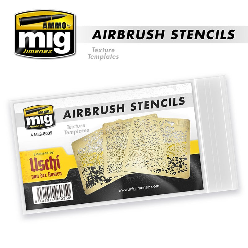 Ammo by MIG Accessories Airbrush Stencils