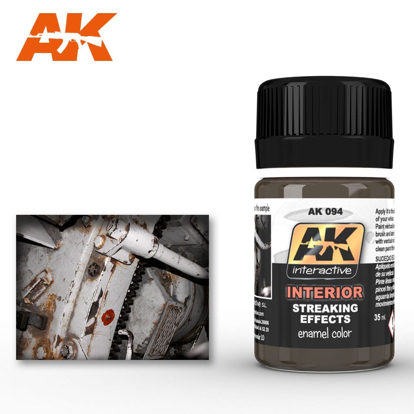 AK Interactive Weathering Products - Interior Streaking Grime