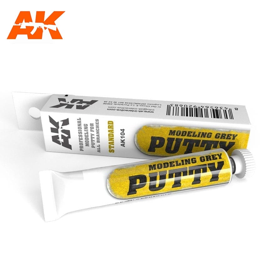 AK Interactive Auxiliaries - Modelling Grey Putty 20ml