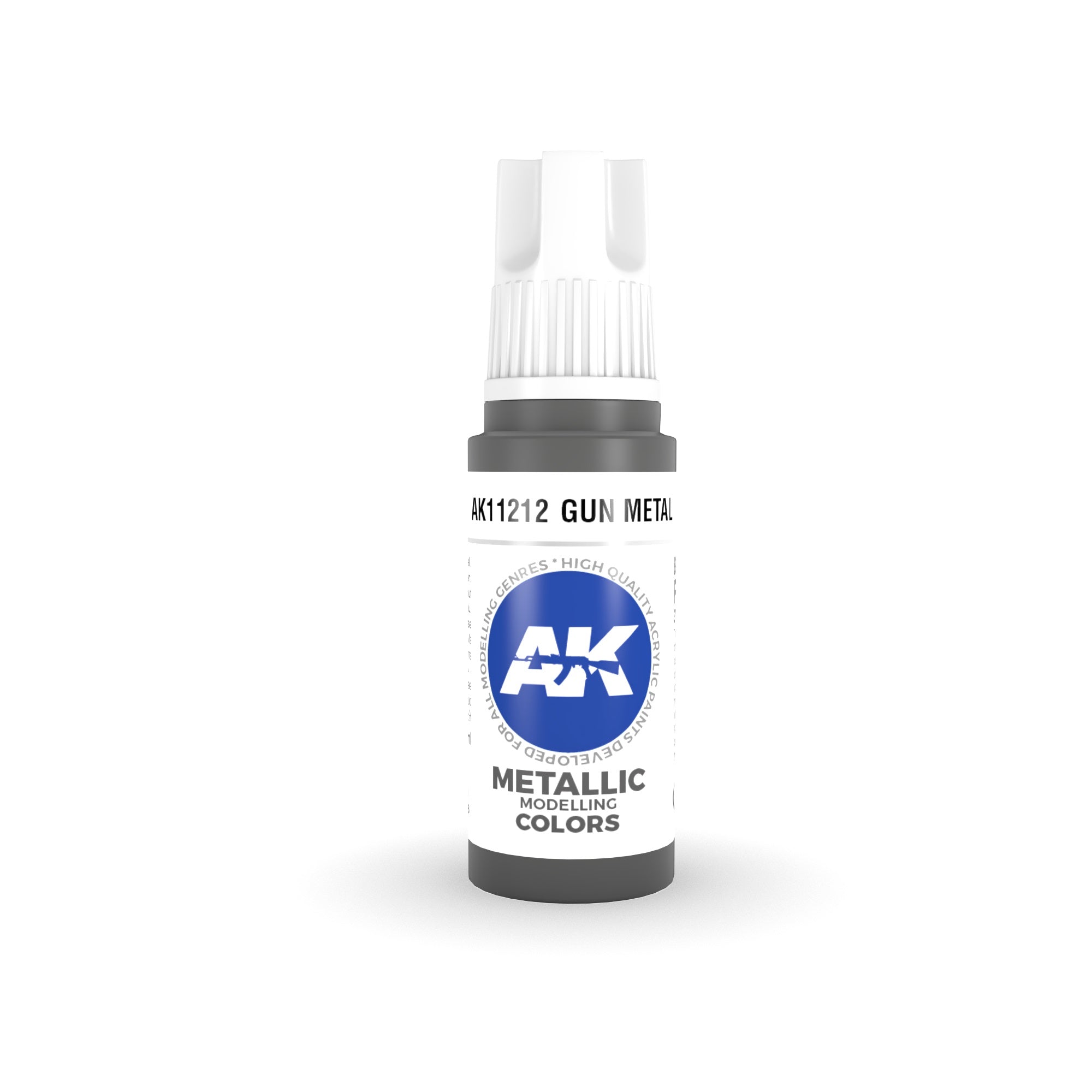 AK Interactve 3Gen Acrylics - Gun Metal 17ml