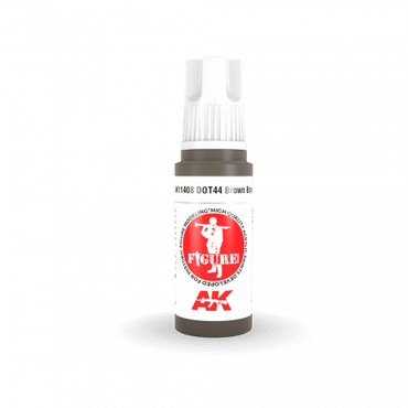 AK Interactive 3Gen Figures Acrylics - Dot44 Brown Base 17ml