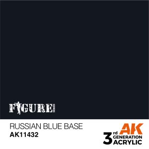 AK Interactive 3Gen Figures Acrylics - Russian Blue Base 17ml