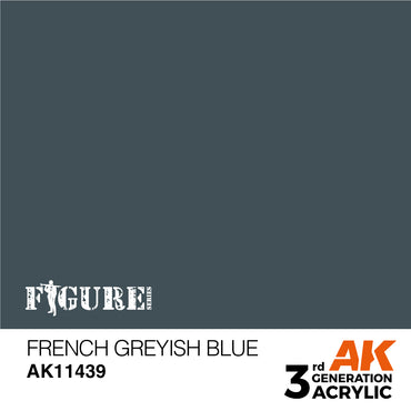 AK Interactive 3Gen Figures Acrylics - French Greyish Blue 17ml