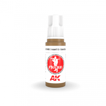 AK Interactive 3Gen Figures Acrylics - Desert Uniform Base 17ml