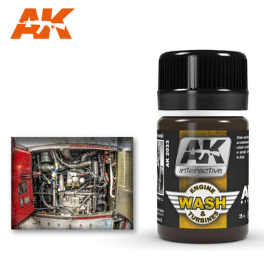 AK Interactive Weathering Products - Aircraft Engine Wash