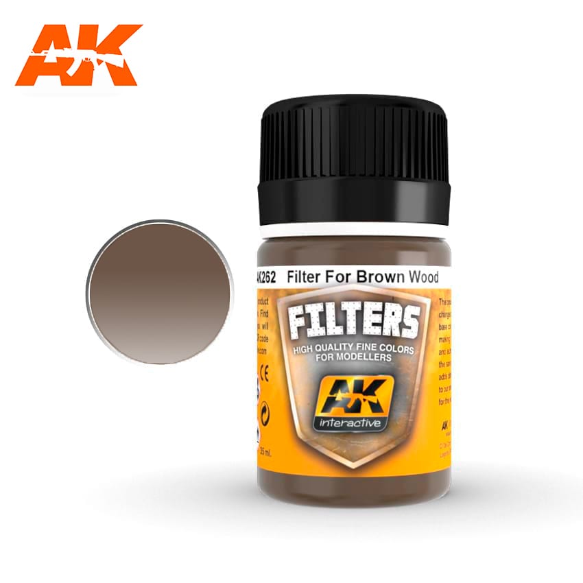 AK Interactive Weathering Products - Filter for Brown Wood 35ml