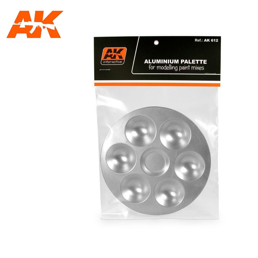AK Interactive Complements - Aluminum Pallet 6 wells