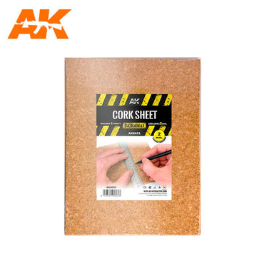 AK Interactive Building Materials - Cork Sheets Coarse Grained 200x300x2mm