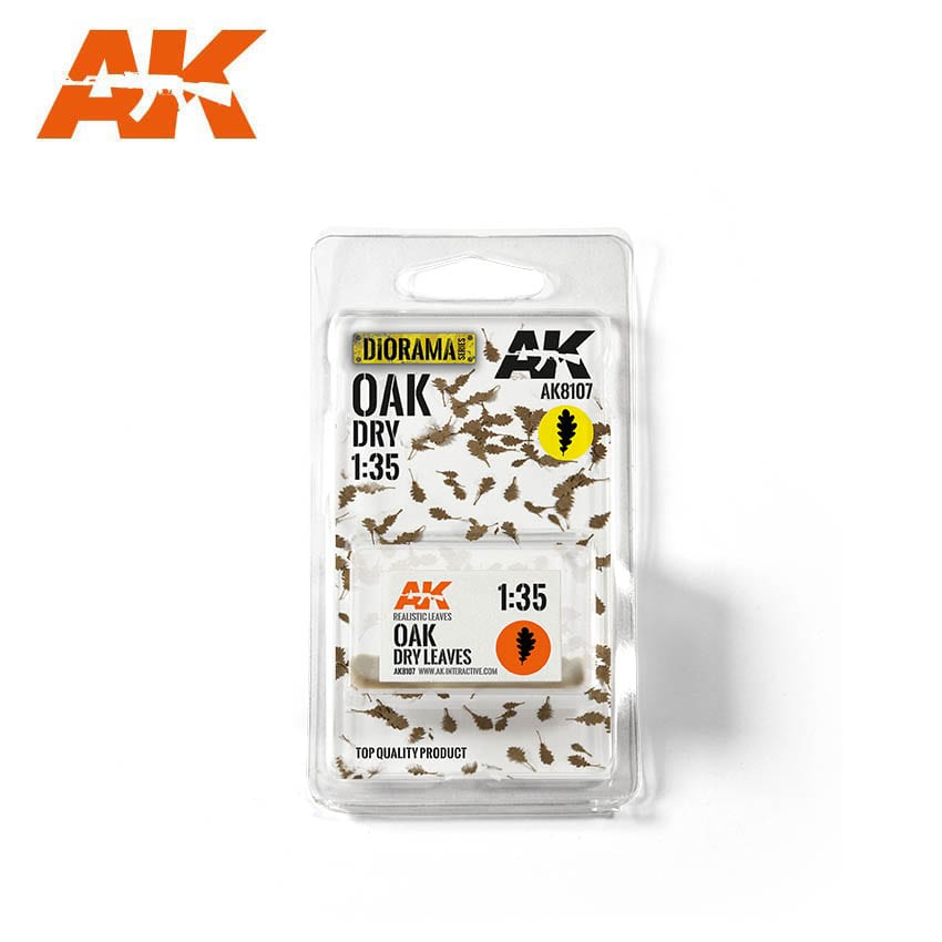 AK Interactive Vegetation - Oak Dry Leaves 1/35