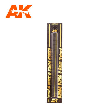 AK Interactive Building Materials - Brass Pipes 0.3mm (5)