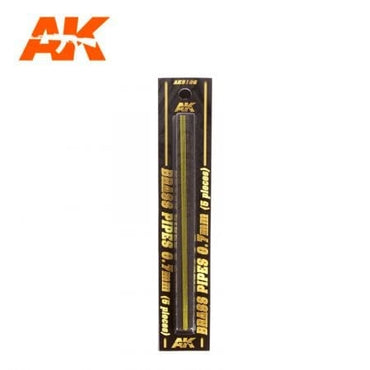 AK Interactive Building Materials - Brass Pipes 0.7mm (5)
