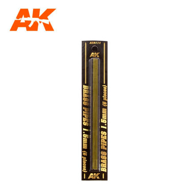 AK Interactive Building Materials - Brass Pipes 1.5mm (5)
