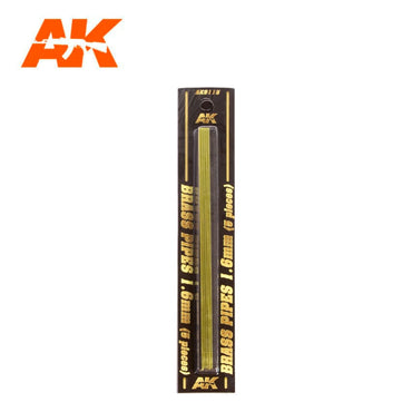 AK Interactive Building Materials - Brass Pipes 1.6mm (5)