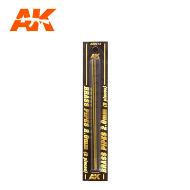 AK Interactive Building Materials - Brass Pipes 2.0mm (2)