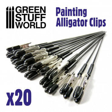 Alligator Clips x20 - Green Stuff World