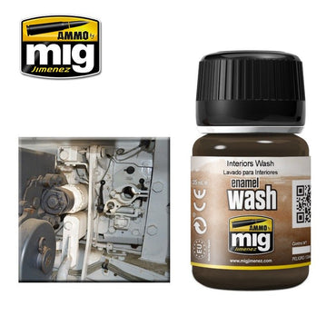 Ammo by MIG Enamel Washes Interiors Wash 35ml