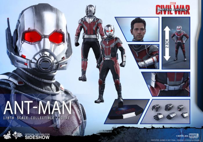 Ant-Man - Captain America Civil War MMS362 Hot Toy