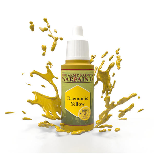 Army Painter Warpaints - Daemonic Yellow Acrylic Paint 18ml