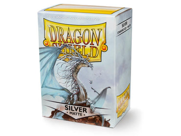 Sleeves - Dragon Shield - Box 100 - Silver MATTE